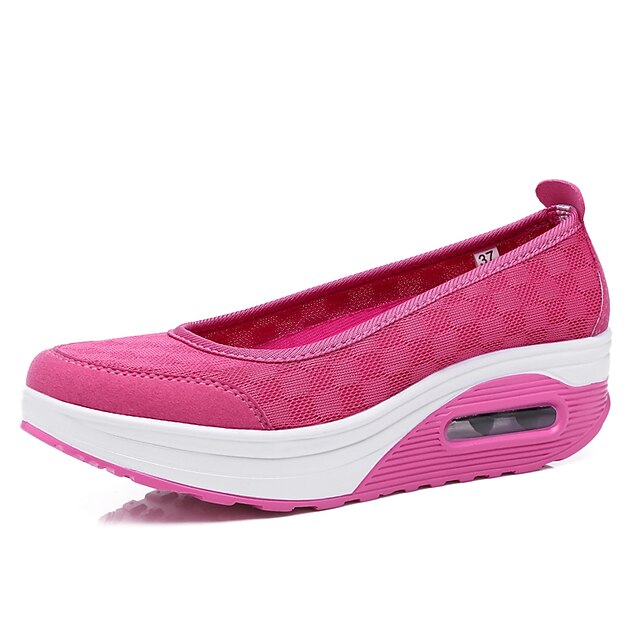  Pentru femei / Fete Pantofi Țesătură Primăvară / Toamnă Confortabili / Pantofi Skate Adidași / Pantofi Flați Fitness & Antrenament Cross Toc Platformă / Creepers Negru / Gri