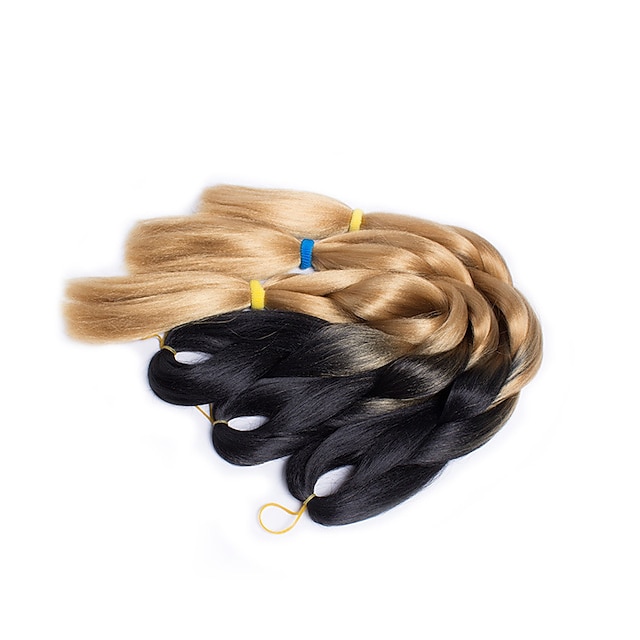  1b 27 ombre color box braids hair synthetic hair braiding hair extensions