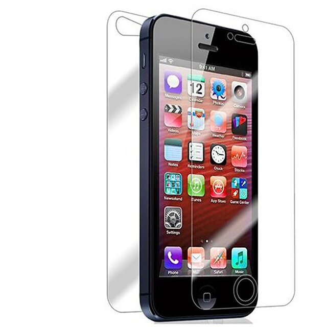  Защитная плёнка для экрана для Apple iPhone 6s Plus / iPhone 6 Plus / iPhone SE / 5s PET 1 ед. Защитная пленка для экрана и задней панели Ультратонкий
