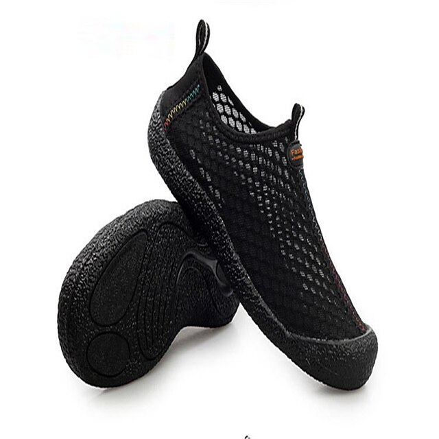  Women's Men's Hiking Shoes Wearable Hiking Breathable Mesh Fall Winter Spring Black