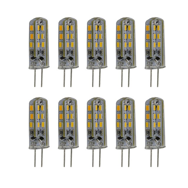  3W G4 Luminárias de LED  Duplo-Pin T 24 SMD 3014 300 lm Branco Quente / Branco Frio Decorativa DC 12 V 10 pçs