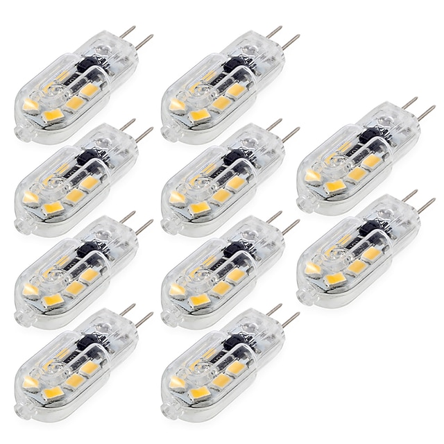  10 pièces 3 W LED à Double Broches 250 lm G4 MR11 12 Perles LED SMD 2835 Décorative Blanc Chaud Blanc Froid Blanc Naturel 220-240 V 12 V / CE / RoHs