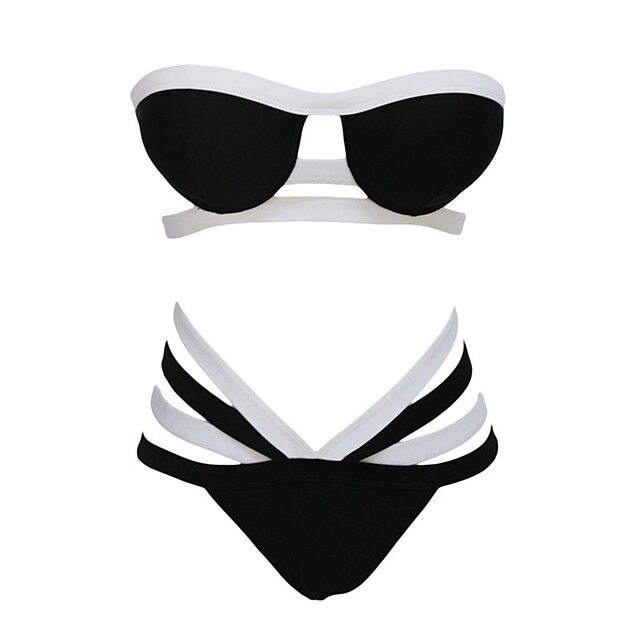  Lolita Nylon Maillots de Bain Cosplay Rétro Sans Manches