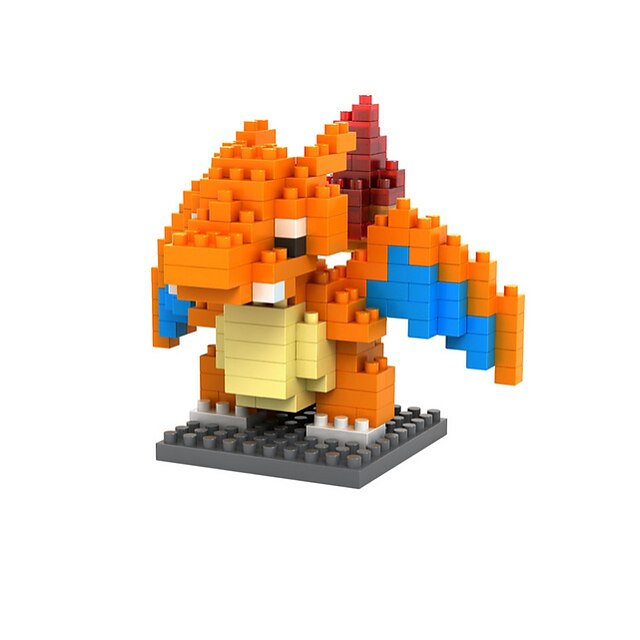  embolsar little monster charizard abs super mini blocos de 120 peças de diamante