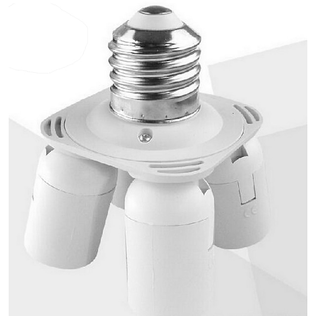  e27 до 4 e27 светодиодный фонарик для подключения адаптера для высококачественного освещения