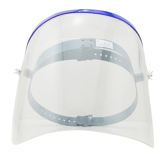  olje splash gjennomsiktig beskyttende masker headset plexiglass beskyttende masker