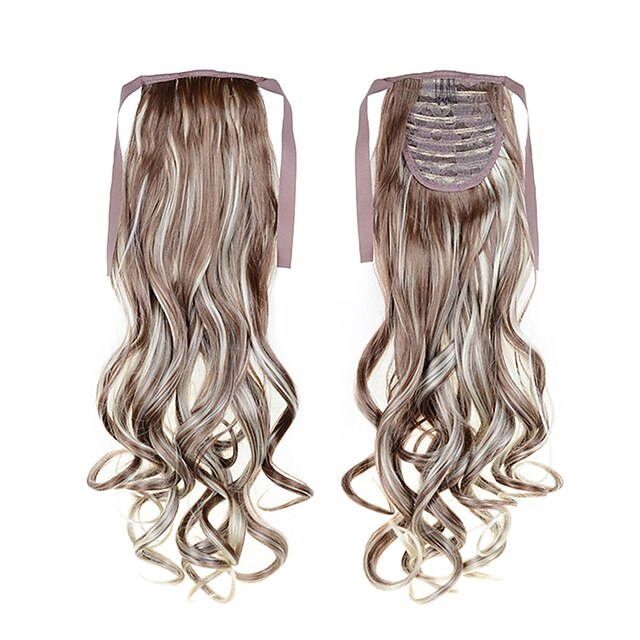  Ponytails Wavy Classic Synthetic Hair Hair Extension Flip In Daily