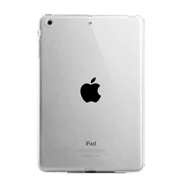  Coque Pour Apple iPad Mini 3/2/1 / iPad Mini 4 / Apple Transparente Coque Couleur Pleine Flexible TPU