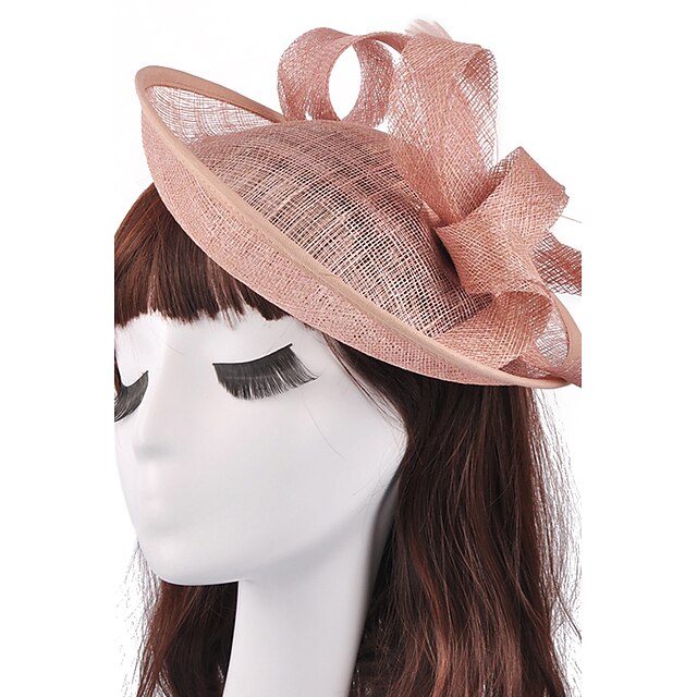  lin fascinatorer headpiece bröllopsfest elegant feminin stil