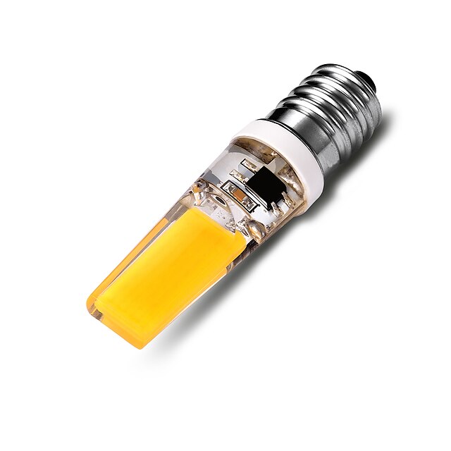  Bombillas LED de Mazorca 550-600 lm E14 T 2*COB Cuentas LED COB Decorativa Blanco Cálido 220-240 V / 1 pieza