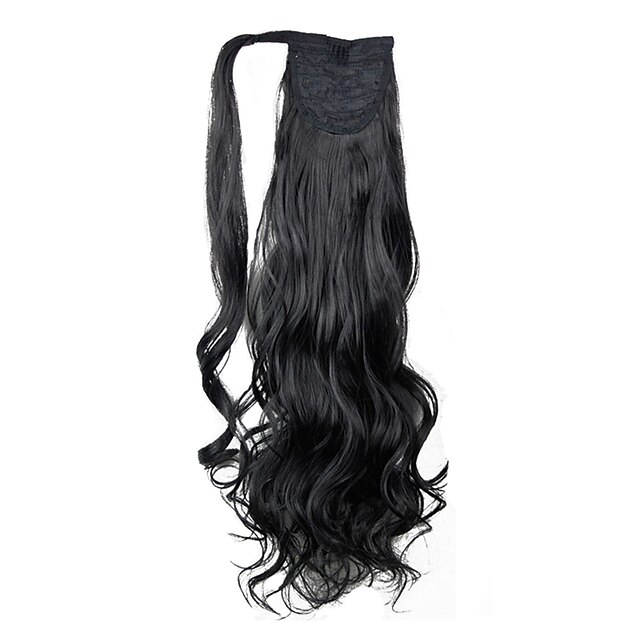  Rabos-de-Cavalo Cabelo Sintético Pedaço de cabelo Alongamento Encaracolado Diário