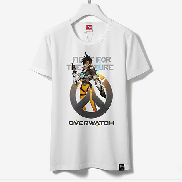  Inspired by Overwatch Cosplay Anime Cosplay Costumes Japanese Cosplay Tops / Bottoms Print Short Sleeve T-shirt For Unisex