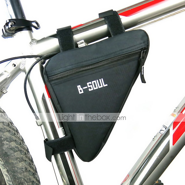  B-SOUL Bolsa para Quadro de Bicicleta Saco de Quadro Triangular Á Prova de Humidade Vestível Resistente ao Choque Bolsa de Bicicleta Poliéster PVC Terileno Bolsa de Bicicleta Bolsa de Ciclismo