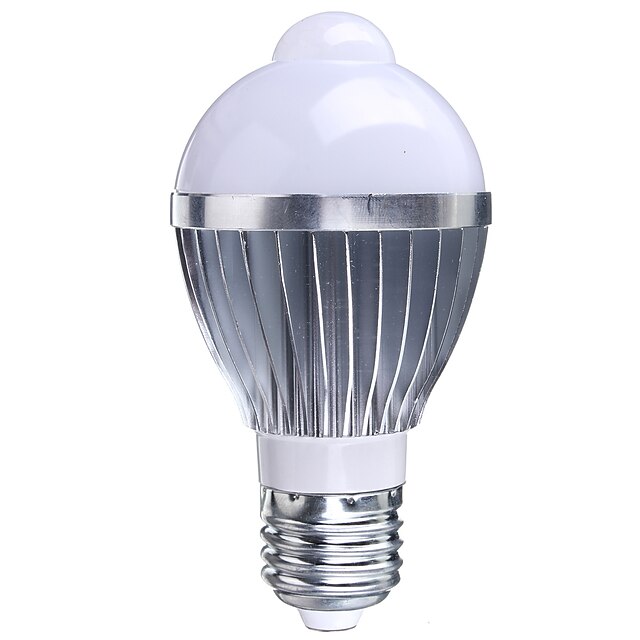  400-550 lm B22 / E26 / E27 Smart LED Glühlampen A50 1 LED-Perlen Hochleistungs - LED Sensor / Infrarot-Sensor RGB 85-265 V