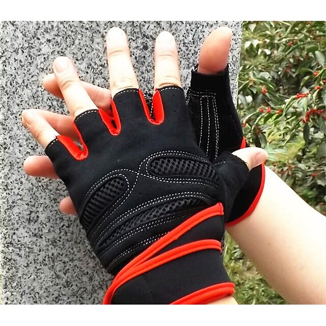  Extended Wrist Fitness Gloves Half Finger Tactical Outdoor Riding Motorcycle Gloves