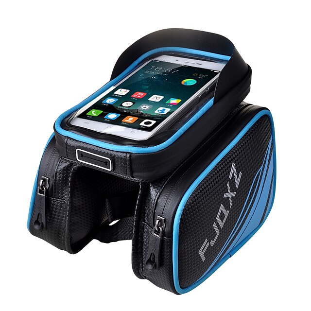  FJQXZ Sac de téléphone portable / Sac de cadre de vélo 4.2 pouce Ecran tactile, Etanche Cyclisme pour iPhone 5/5S / Autres similaires Taille Téléphones Rouge / Zip étanche