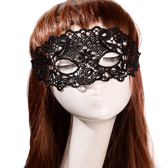  Lace Headwear / Masks with Floral 1pc Wedding / Special Occasion Headpiece