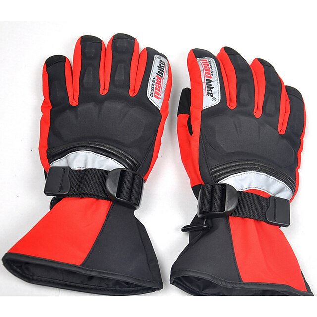  2015 New Winter Wind Proof Waterproof Insulation Men'S Motorcycle Racing Gloves