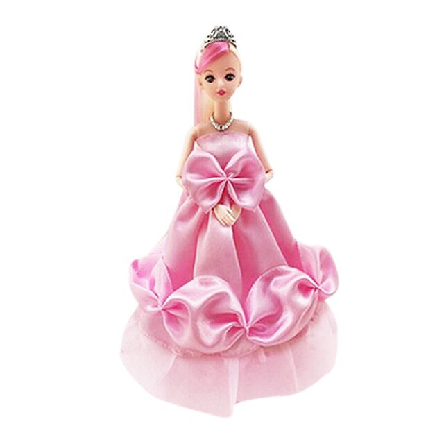  Doll Clothes Girl Doll Wedding Dress Evening Dress Fashion Tulle Lace Plastic Cute Handmade Toy for Girl's Birthday Gifts 
