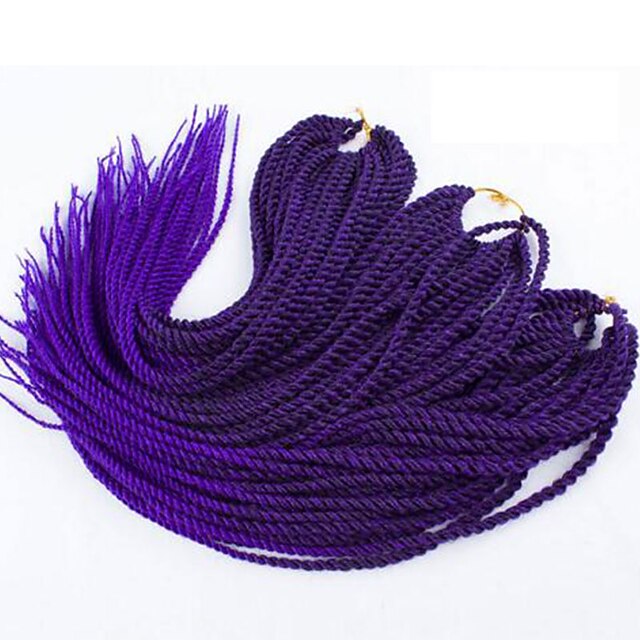  セネガル 100%カネカロンヘア ツイスト三つ編み ヘアブレイズ 20