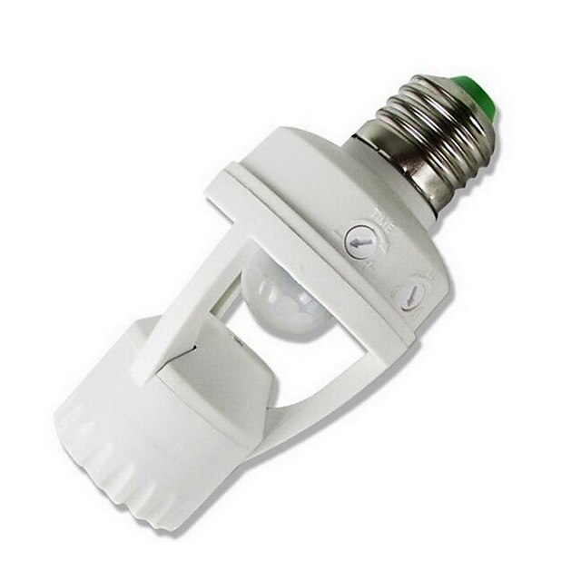  1pc E27 Infrarot-Sensor PBT (Polybutylenterephthalat) Glühbirnenfassung