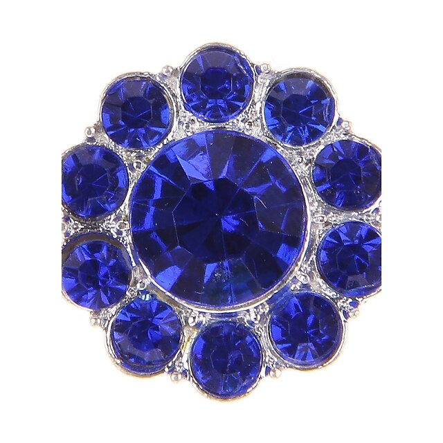  Perle / Diamantimitate Charme - Europäisch Grün / Blau / Rosa Kreisform / Geometrische Form / N / A Anhänger Für