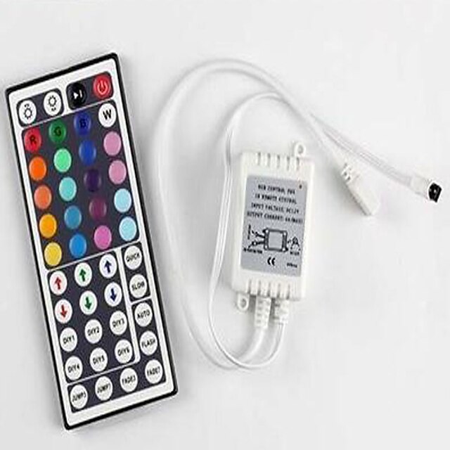  5050 3528 Rgb Led Lights With Controller 44 Key Colorful Lights With 12 V Wireless Remote Control