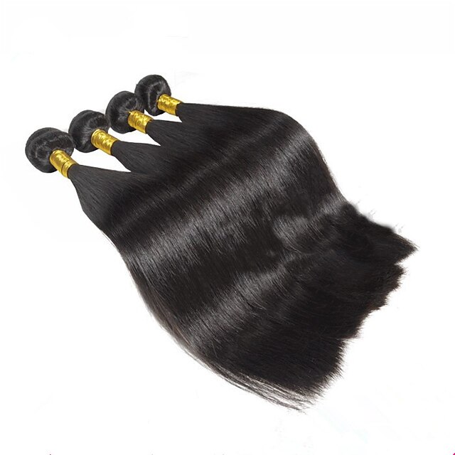  4pcs Bundles Malaysian Virgin Hair Weft Unprocessed Silk Straight Weaving 100% Human Hair Wefts Bundles