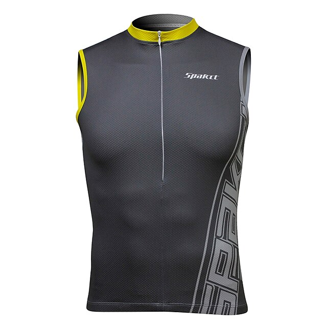  SPAKCT Men's Sleeveless Cycling Vest Bike Breathable, Reflective Strips