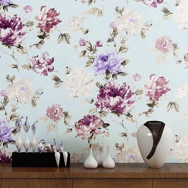  Wallpaper Non-woven Paper Wall Covering - Adhesive required Floral