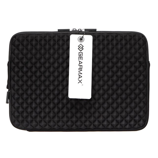  gearmax® 13inch waterdichte laptop sleeve effen kleur zwart