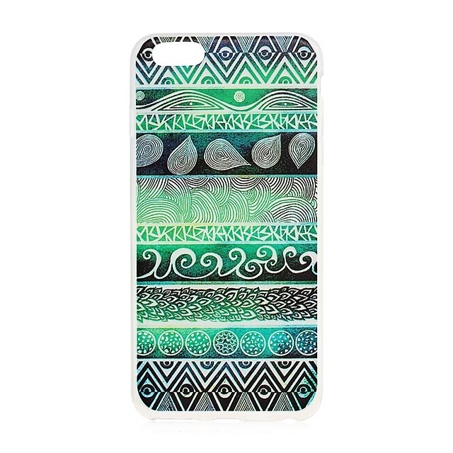  Capinha Para iPhone 7 / iPhone 7 Plus / iPhone 6s Plus iPhone X / iPhone 8 / iPhone 8 Plus Estampada Capa traseira Estampa Geométrica Macia TPU para iPhone X / iPhone 8 Plus / iPhone 8