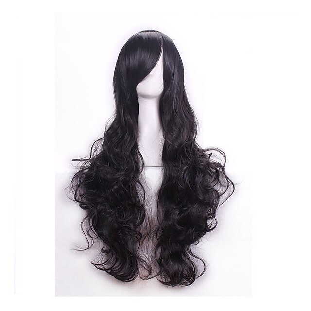  high quality 80 cm long wavy synthetic hair wigs synthetic wig women cosplay wigs costume party wig Halloween