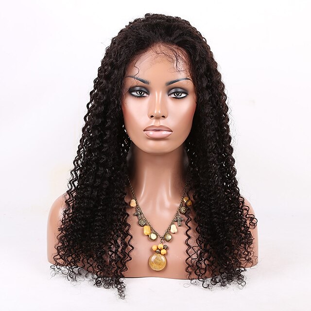 Cheveux humains Perruque en dentelle Bouclé Ouverte 100 % Tissée Main Perruque afro-américaine Ligne de Cheveux Naturelle 130% Densité