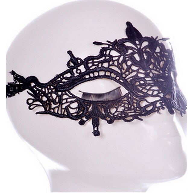  estilo sey máscara preta / branca do laço para o dia das bruxas decoração do partido mascarado masquerade