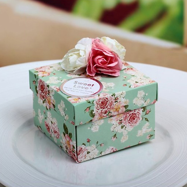  20 Stück / Set Geschenke Halter-kubisch Kartonpapier Geschenkboxen Nicht personalisiert