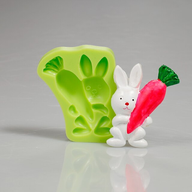  Bakeware tools Silicone Eco-friendly / Easter For Cake / For Cookie / For Pie 3D Cartoon Mold 1pc