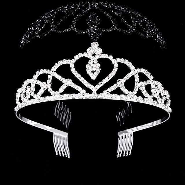  Women's Rhinestone Headpiece-Wedding Special Occasion Tiaras 1 Piece