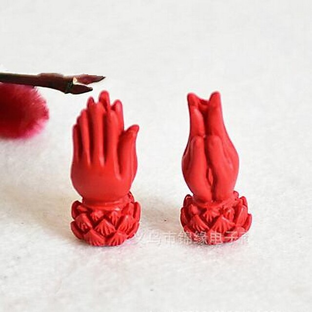 Női Nyaklánc medálok Nyilatkozat nyakláncok Kézzel Készített Piros Nyakláncok Ékszerek Kompatibilitás