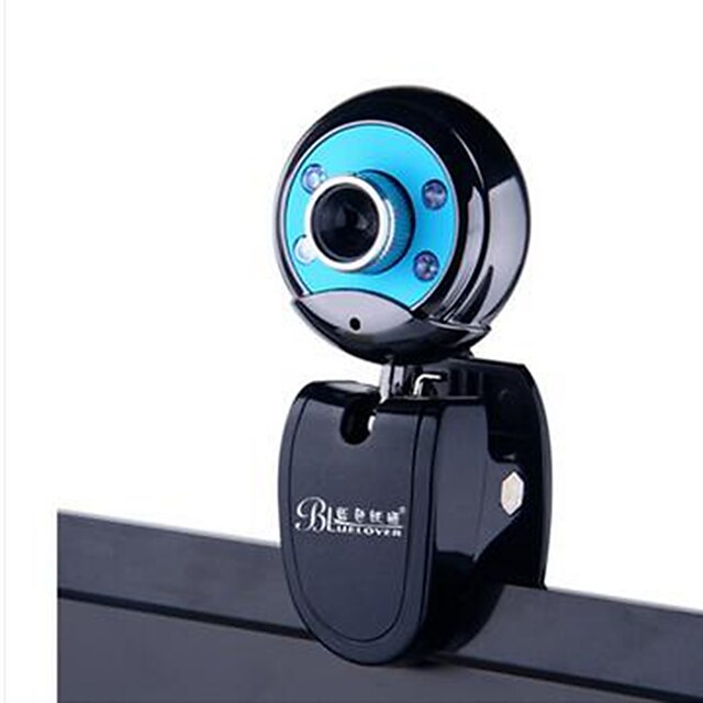  BLUELOVER caméra w9 hd nuit lumières vision usb2.0 webcam micro intégré