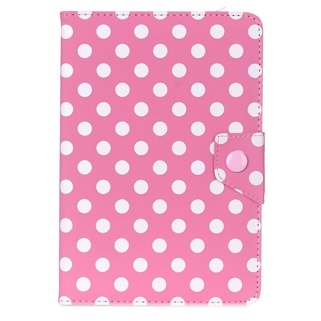  PU Leather Polkadotter Tablet Cases Universell 7
