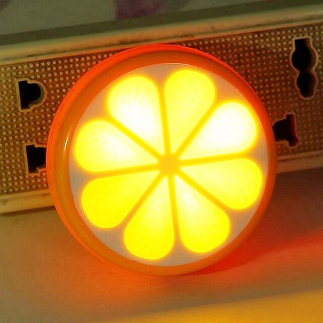  orange citron lightl créatif capteur conduit nuit lumière