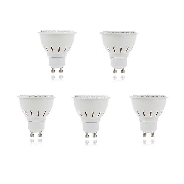  5 Stück 5 W 350 lm GU10 / GU5.3 LED Spot Lampen 80 LED-Perlen SMD 2835 Dekorativ Warmes Weiß / Kühles Weiß 220-240 V / RoHs