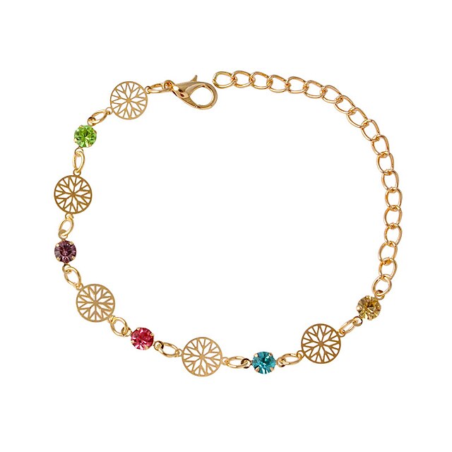  Women's Chain Bracelet Fashion Alloy Bracelet Jewelry Golden / Silver For