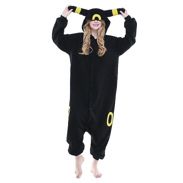  Erwachsene Kigurumi-Pyjamas Nachtwäsche Tarnfarben Pika Pika Tier Tier Pyjamas-Einteiler Polar-Fleece Cosplay Für Herren und Damen Weihnachten Tiernachtwäsche Karikatur Fest / Feiertage Kostüme