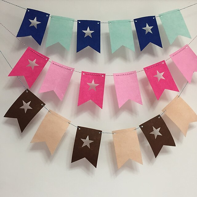  The Flags Dress Up Party Supplies Holiday Party Spent Kindergarten Children Room Decoration Stars Felt