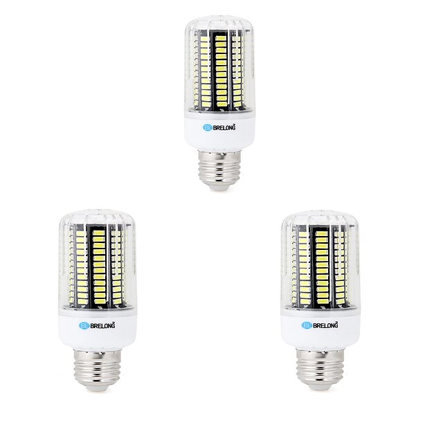  BRELONG® 3ks 8 W 750 lm E14 / B22 / E26 / E27 LED corn žárovky B 136 LED korálky SMD 5733 Ozdobné Teplá bílá / Chladná bílá 220-240 V / 200-240 V / 3 ks / RoHs