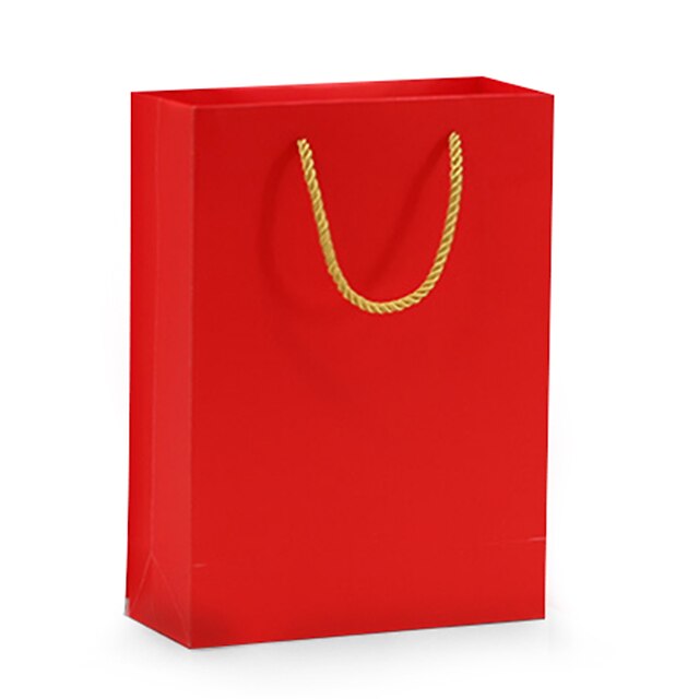  papirpose rød farve