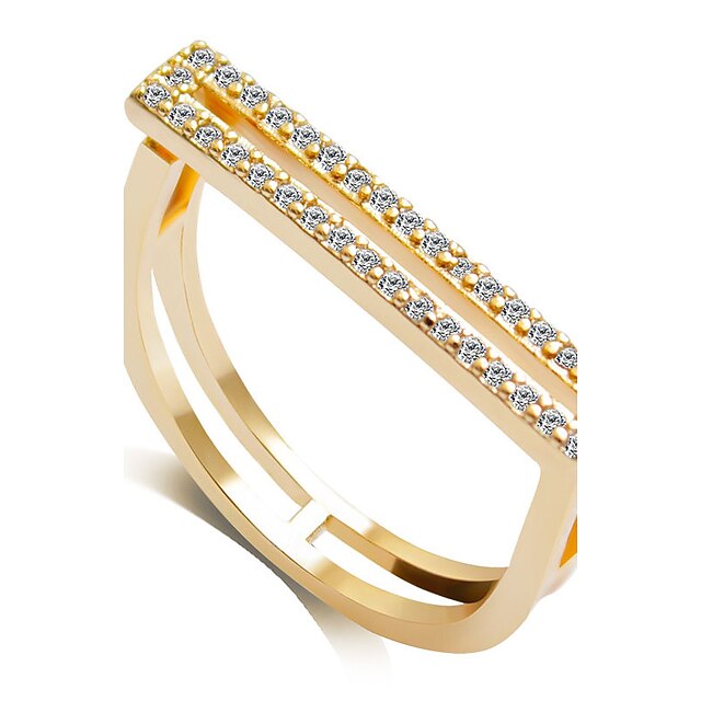  Γυναικεία Band Ring Χρυσαφί Ασημί Τριανταφυλλί Κράμα Μοντέρνα Γάμου Κοσμήματα