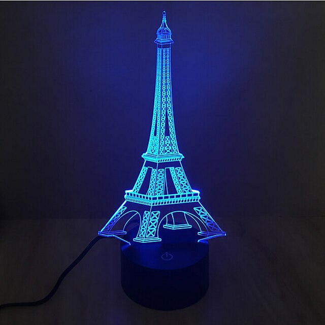  Luz noturna 3D Decorativa LED 1 Pça.